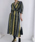 Vintage Stripe Pattern Dress